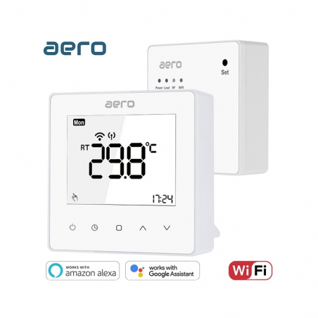 Termostat centrala Aero TP608RFW, wireless